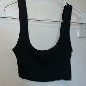 Zara Black cropped tank
